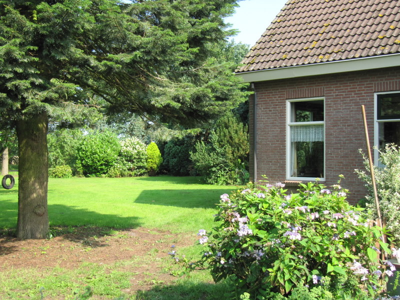 Zij-gevel van de woning